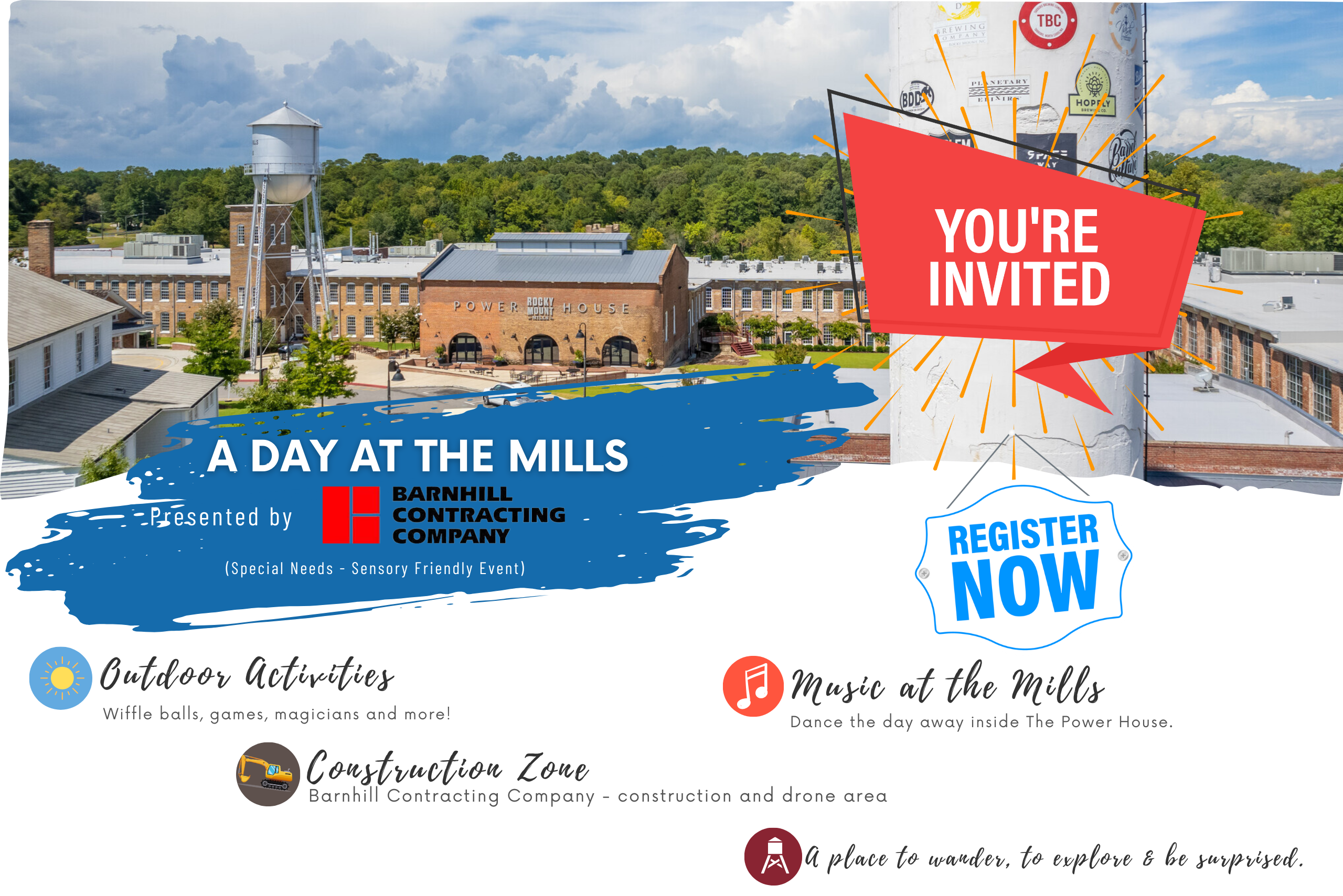 A Day at The Mills Presented by Barnhill Contracting Company