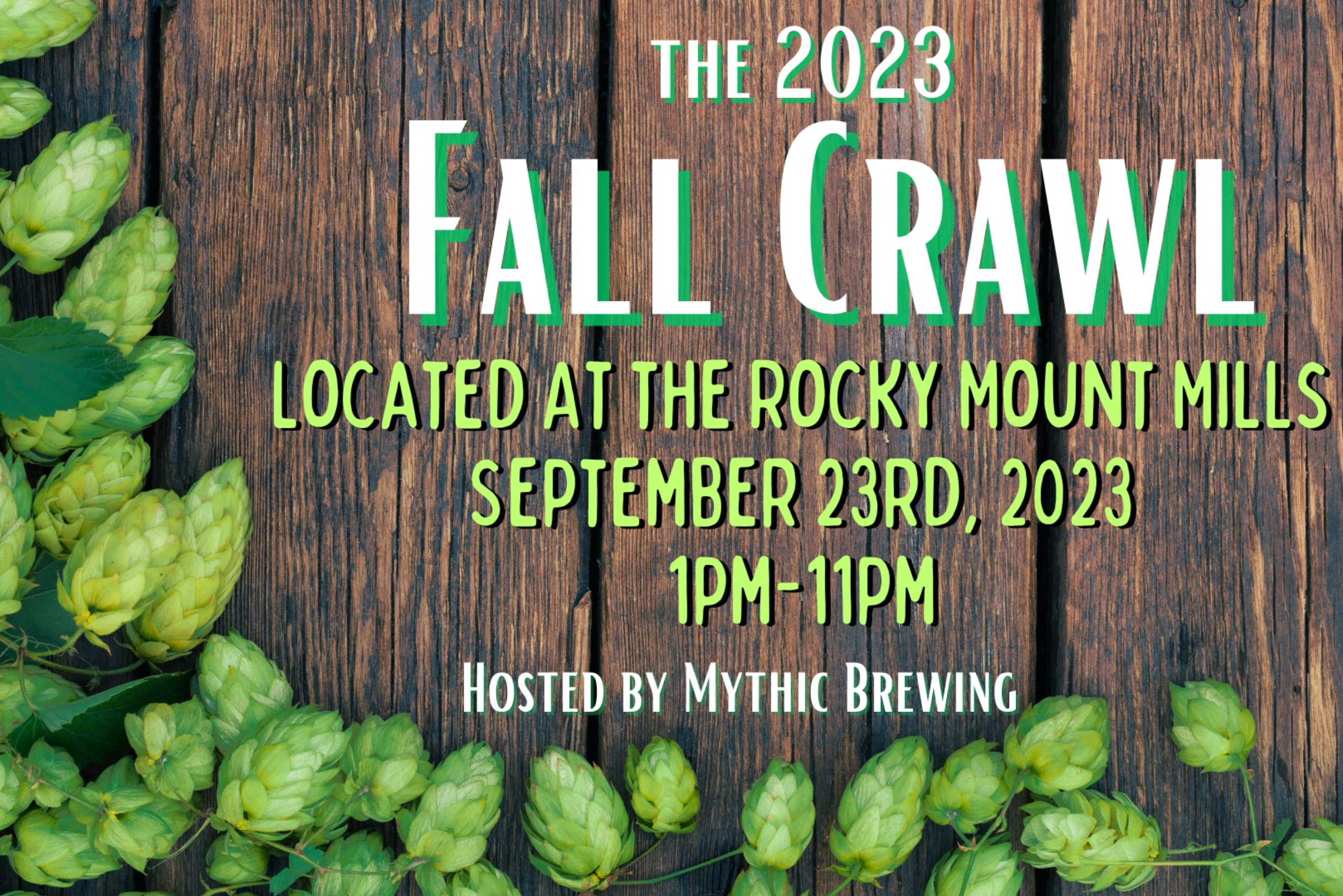 2023 Fall Crawl Hosted by Mythic Brewing