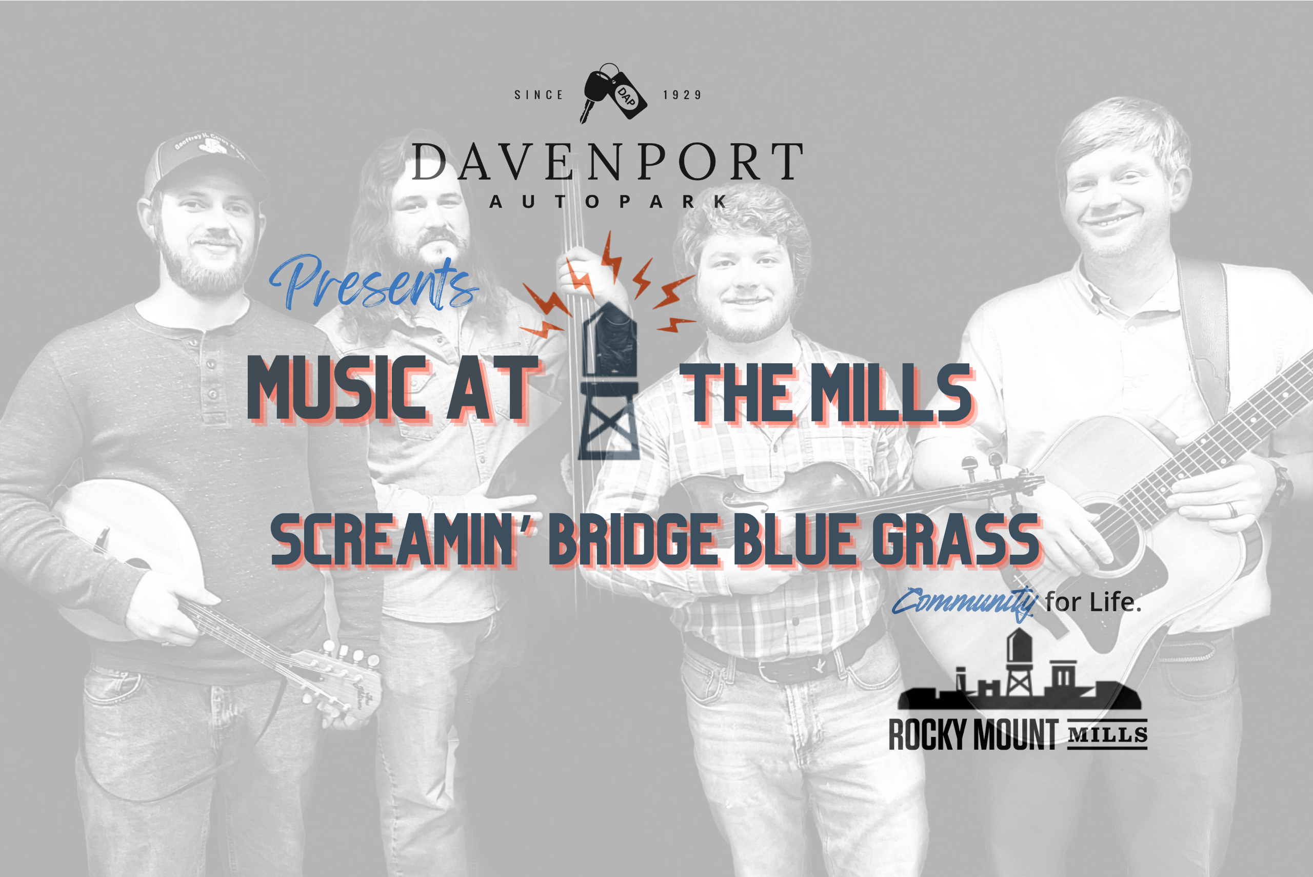 Music at the Mills - Screamin' Bridge Bluegrass