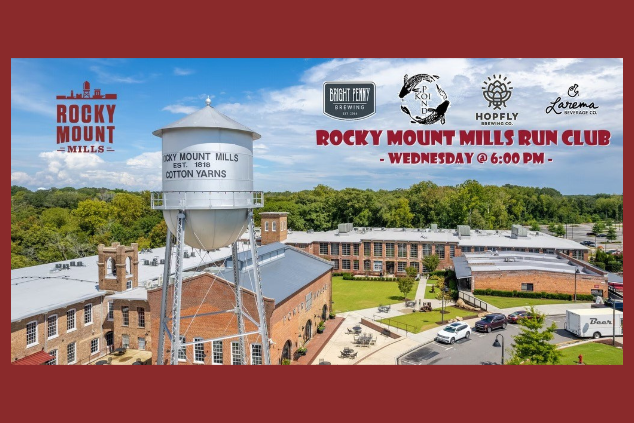 Rocky Mount Mills Run Club at Larema Beverage